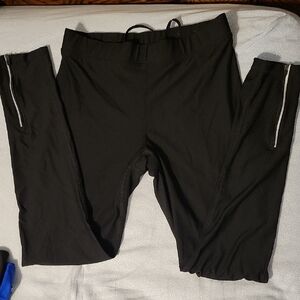 Xersion Women's Black Leggings with Zipper Accents